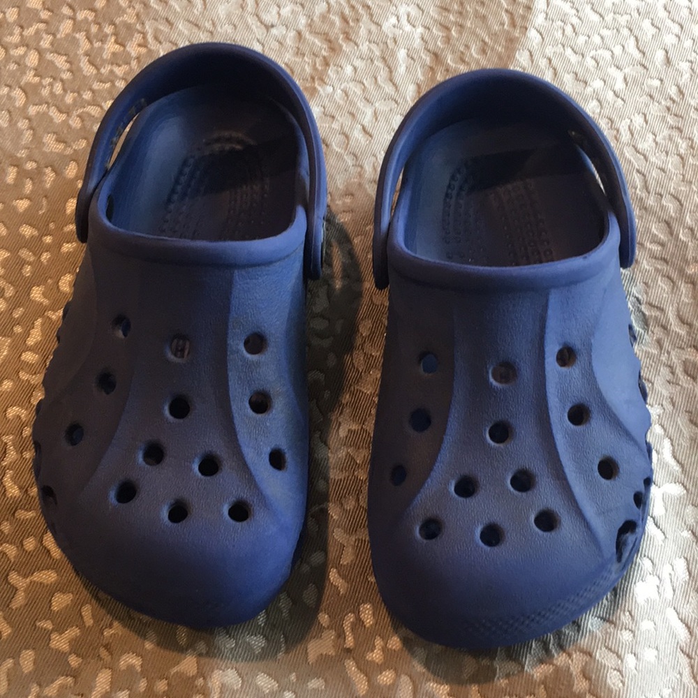 Blue kids crocs!
